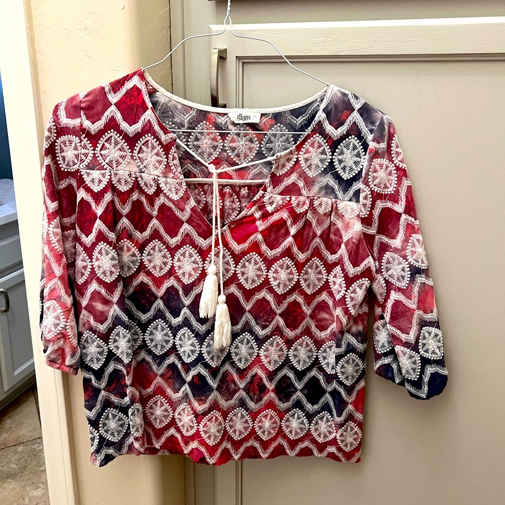 3/4 length sleeve Blouse